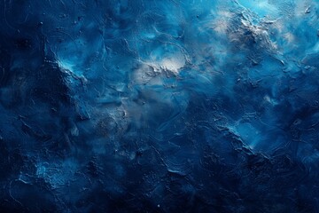 Fototapeta premium Blue Gradient Background with Grainy Texture and Copy Space