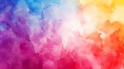 Obraz premium Bright colorful watercolor paint background texture