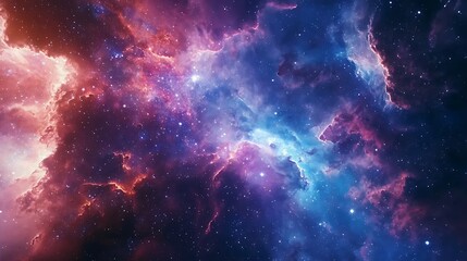 Fototapeta premium Space nebula and galaxy