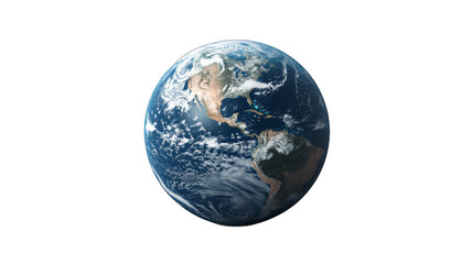 Obraz premium Earth on Transparent Background, Isolated
