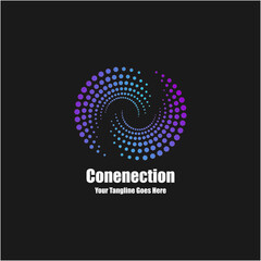 circle logo design vector illustration