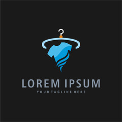 laundry logo design vector illustration