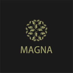 leaf logo design vector illustration