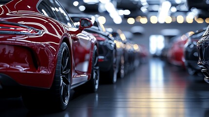 Cars for sale stock lot. Car dealer inventory