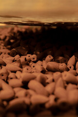 Obraz premium Incense coils are traditionally used as sacrificial objects in temples in Asian countries and can also be used at home. The picture shows the production process