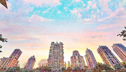 Fototapeta premium city