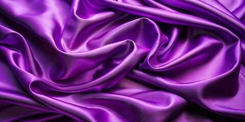 Obraz premium Purple silk background with a vibrant solid lilac color, silk, purple, background, texture, fabric, luxurious, elegant, smooth