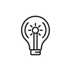 Simple Bulb Icon