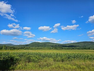 landscape with sky and clouds