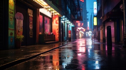 Rainy Night in the City