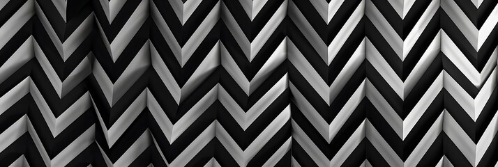 A textured pattern featuring zigzag lines in black and gray tones, creating a dynamic visual effect.