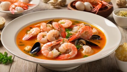  Delicious seafood soup ready to be savored