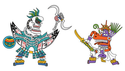 アステカ神話の神々風