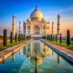 Fototapeta premium Taj Mahal in Agra 