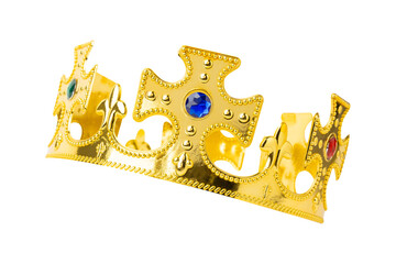 Golden Crown, cutout, full depth of field.