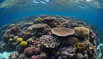 Naklejka premium Underwater Paradise A Divers Dream