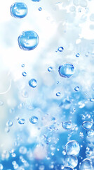 Blue water drop illustration