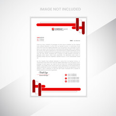 Modern Creative & Clean business style letterhead bundle of your corporate project design.set to print with vector & illustration