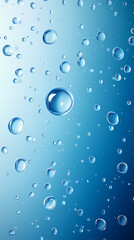 Blue water drop illustration