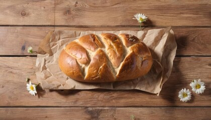  Freshly baked bread ready to be enjoyed