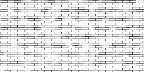 White brick wall as background, shower or bathroom ceramic texture. Pavement