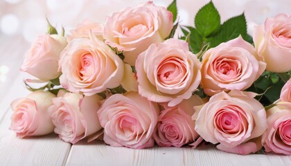  Elegant bouquet of pink roses perfect for any occasion