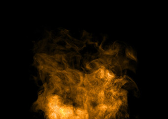 glitter gold dust sand isolated black background. storm particles of dirt flying, fine sand cloud abstract. texture wind of smoke powder in the desert, effect to blow wave brown dust