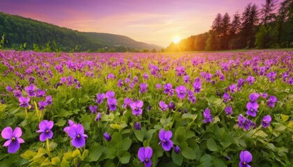 Fototapeta premium Blooming beauty at sunrise