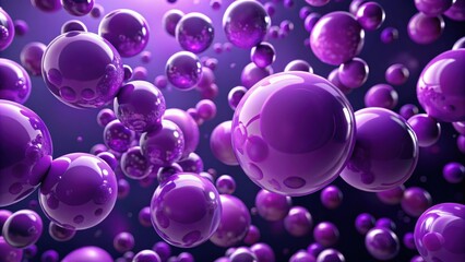 Abstract of purple blobs floating in space, shapes, floating, abstract, purple, blobs,space, design, artistic, vibrant