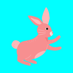 Rabbit Logo Design Vector Artwork