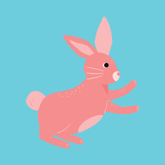 Rabbit Logo Design Vector Artwork