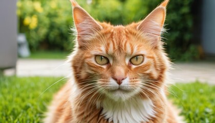  Elegance in the wild  A serene feline moment