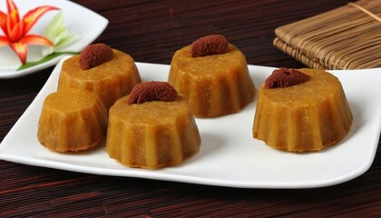  Deliciously sweet dessert ready to be savored