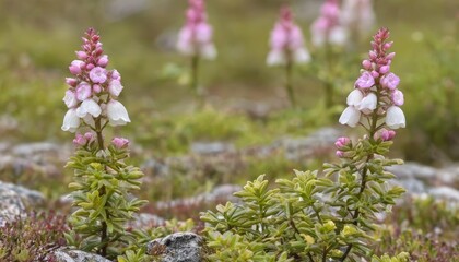 Obraz premium Wild beauty blooming amidst the rocks