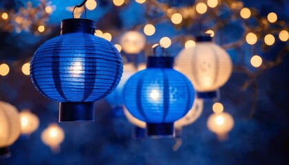 Fototapeta premium A constellation of twinkling lights casting a magical glow