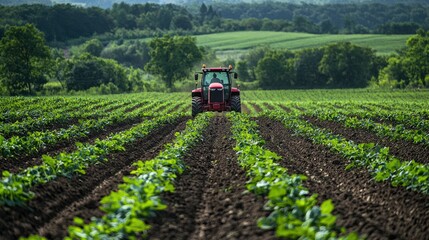 Obraz premium Fluctuating Agricultural Commodity Prices: Impact of Supply, Demand, and Environmental Variables