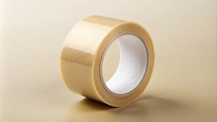 adhesive tape roll with copy space for text or design, clear, sticky, adhesive, tape, isolated, office supplies, stationery