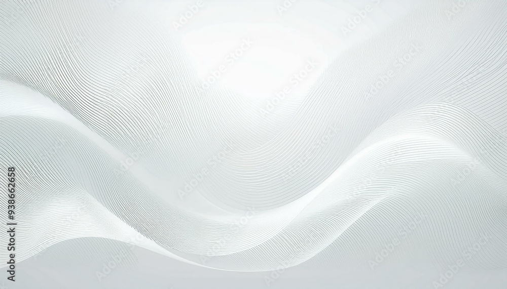 Poster gray and white abstract background with flowing particles. digital future technology concept. abstra