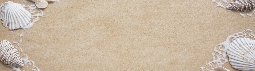 Coastal Serenity, seamless textures of sandy beach in tan and beige, perfect for a coastal atmosphere, minimalist design, clean and simple with ample free space