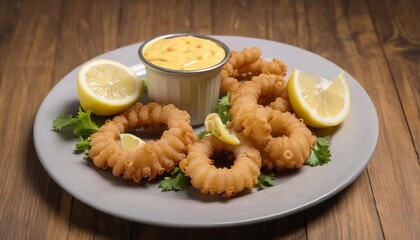  Delicious appetizer on a rustic table