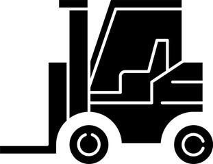 Forklift icon vector illustration