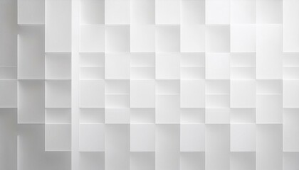 White color technology concept geometric square background. square 3d Modern Abstract white background design. Minimal geometric white light background abstract modern design template
