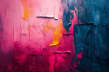 Fototapeta premium Abstract oil painting background showing colorful brushstrokes