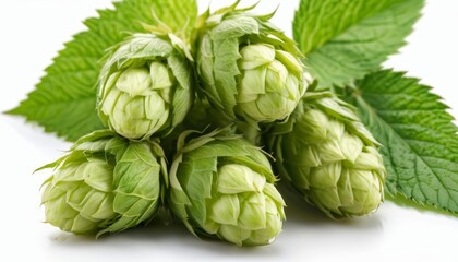 Fototapeta premium Freshly harvested hops ready for brewing