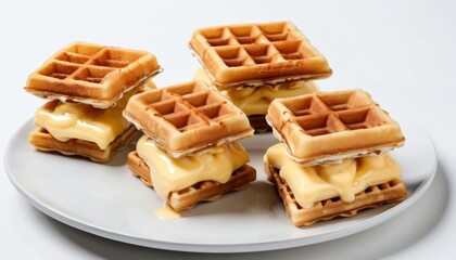  Deliciously indulgent waffles with melted butter