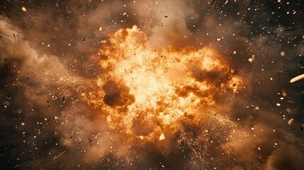 Obraz premium big explosion - closeup