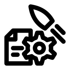 data optimization, data performance, responsive, data engineering, data processing, efficiency outline icon