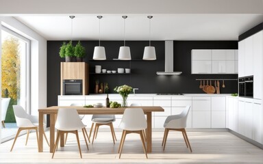 Model interior design of living room (3D Render)