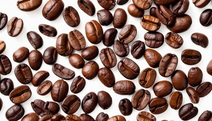  A closeup of coffee beans freshly roasted and ready to brew