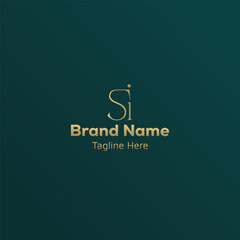 Initial based creative si logo